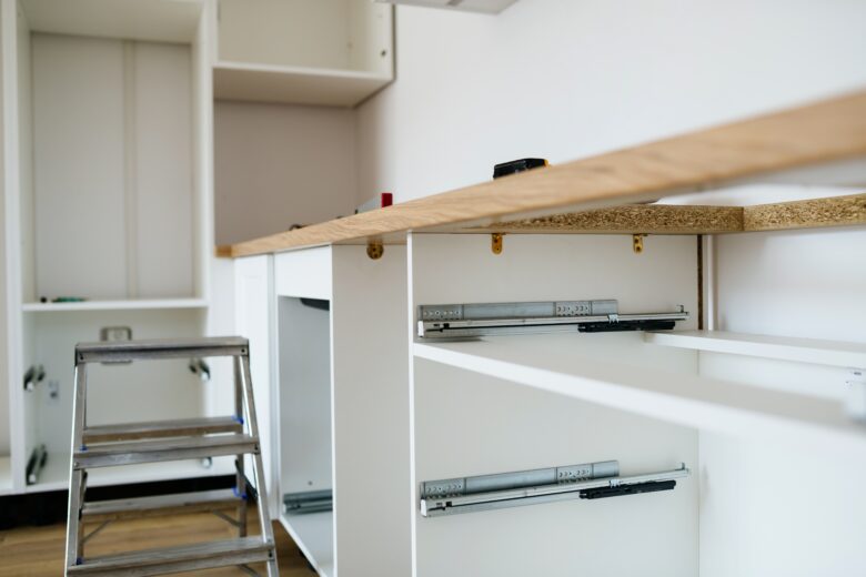 Kitchen under construction for residential building work under the NSW Security of Payment Act